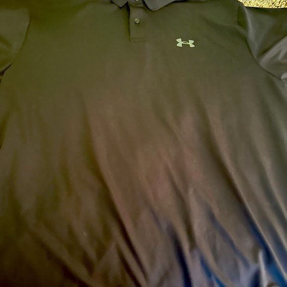 Under Armour men’s black performance golf polo size large - Picture 1 of 3